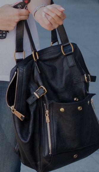 Yves Saint Laurent Downtown Large Leather Bag - Picture 16 of 16